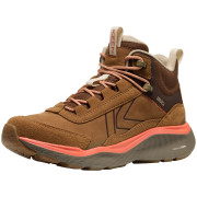 Damen Trekkingschuhe Keen Leiki Leather Mid Wp W braun chipmunk/bison