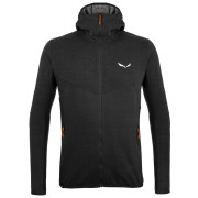 Herren-Sweatshirt Salewa *Light Micro Pl M Fz Hdy schwarz Black Out