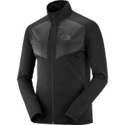 Herren-Sweatshirt Salomon Grid Fz Mid M schwarz Black