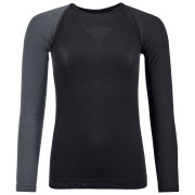 Damen-Funktionsshirt Ortovox 120 Comp Light Long Sleeve W schwarz BlackRaven