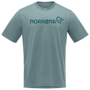 Herren T-Shirt Norrona 29 cotton Norrøna viking T-shirt hellblau Trooper