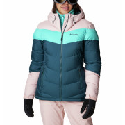 Damen-Winterjacke Columbia Abbott Peak™ Insulated Jacket blau Night Wave, Dusty Pink, Bright Aqua