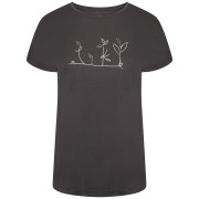 Damen-T-Shirt Dare 2b Crystallize Grphic grau CharcoalGrey