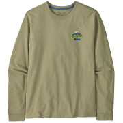 Herren-T-Shirt Patagonia Long-Sleeved Great Waves Responsibili-Tee grün Gumtree Green