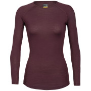 Damen-T-Shirt Icebreaker W's 150 Zone LS Crewe rot Redwood