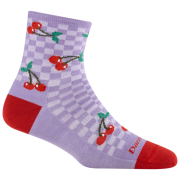 Damensocken Darn Tough Fruit Stand Shorty Lightweight lila cherry lavender