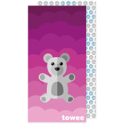 Schnelltrocknendes Handtuch Towee Bear rosa Pink