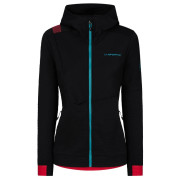 Damen-Sweatshirt La Sportiva Mood Hoody W schwarz/rosa Black/Hibiscus
