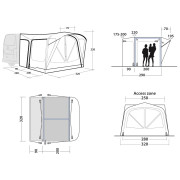 Vorzelt Outwell Park PowerAir