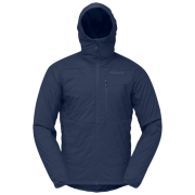 Herrenjacke Norrona lyngen Alpha100 Zip Hood dunkelblau Indigo Night