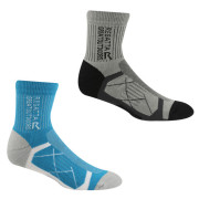 Damensocken Regatta Ladies 2pk Sock grau/blau Ltstl/Niagbl