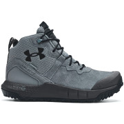 Herrenschuhe Under Armour MG Valsetz Mid LTHR WP grau Gravel / Jet Gray / Black