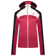 Damen-Sweatshirt Dare 2b Courage Core Str rosa Beetroot/Blk