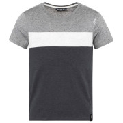 Herren-T-Shirt Chillaz Color Block grau/weiß Color Block Black Melange