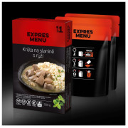 Fertigessen Expres menu Pute auf Speck mit Reis KM