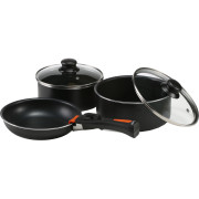 Geschirrset Vango Gourmet Cook Set schwarz