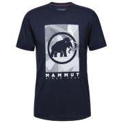 Herren-T-Shirt Mammut Trovat T-Shirt Men schwarz/weiß marine PRT2