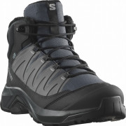 Herrenschuhe Salomon X-Adventure Coldrush Waterproof grau Asphalt / Black / Alloy