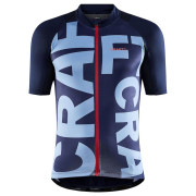 Herren Radtrikot Craft Adv Endur Graphic dunkelblau Blaze/Atmos