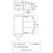 Vorzelt Vango Tuscany Air 500 Elements ProShield