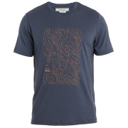 Herren-T-Shirt Icebreaker M Mer 150 Tech Lite II SS Tee Alpine Crossing grau Graphite