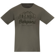 Herren-T-Shirt Bergans Classic V2 Tee grün Green Mud