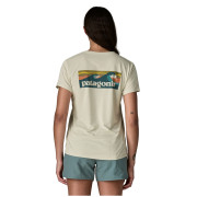 Damen-T-Shirt Patagonia Women's Capilene Cool Daily Shirt - Boardshort Logo