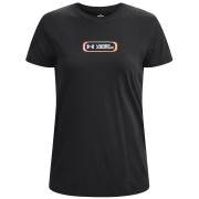 Damen-T-Shirt Under Armour GRADIENT PILL SS schwarz Black/White