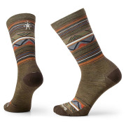 Socken Smartwool Everyday Zig Zag Valley Crew grün Military Olive