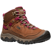 Damen Trekkingschuhe Keen Targhee Iv Mid Wp Women braun bison/beaujolais