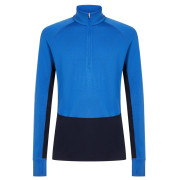 Herren-Funktionsshirt Icebreaker Men Mer 260 ZoneKnit LS Half Zip blau Midnavy/Lazu/Cb