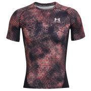 Herren T-Shirt Under Armour HG Armour Prtd Comp dunkelrot Bolt Red/Black/White