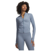 Damen Funktions-Sweatshirt Under Armour Vanish Elite Full Zip hellblau Blue Wind / / Metallic Silver
