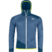 Herren-Winterjacke Ortovox Sw Col Becchei Hybrid Jkt M blau mountain blue