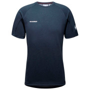 Herren-T-Shirt Mammut Aegility T-Shirt Men blau/weiß marine melange-white