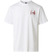 Herren-T-Shirt The North Face Camping Relaxed Short Sleeve Tee-Graph weiß TNF WHITE