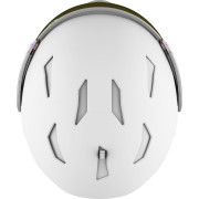 Damen Skihelm Salomon Mirage White Ruby