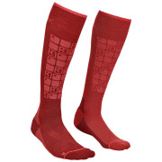 Damensocken Ortovox W's Ski Compression Socks weinfarbe DarkBlood