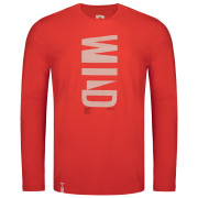 Herren-T-Shirt Loap Allonzo rot/weiß Fiery Red/White