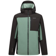 Herren Softshell-Jacke Regatta Hewitts grün/hellgrün DkFrstGr/Blk