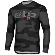 Herren Rad-Shirt Etape Rocky schwarz/rot černá/červená
