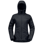 Damen-Winterjacke Norrona femund thermo60 Zip Hood schwarz Caviar Black