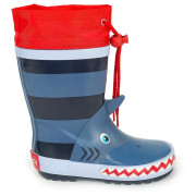 Kinderstiefel Pidilidi Žralok blau/rot modrá