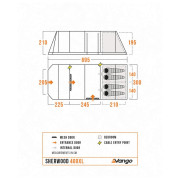 Familienzelt Vango Sherwood 400XL Package