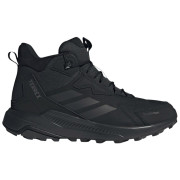Wanderschuhe Adidas Terrex Anylander Leather Mid Climaproof schwarz Cblack/Carbon/Grefou