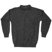 Herren Funktions-Sweatshirt Devold Nansen Wool Sweater dunkelgrau ANTHRACITE