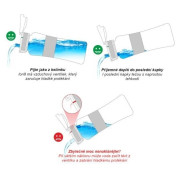 Kindertrinkflasche Ion8 Leak Proof Blue Flamingos 400ml