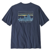 Herren-T-Shirt Patagonia M's '73 Skyline Organic T-Shirt dunkelblau New Navy