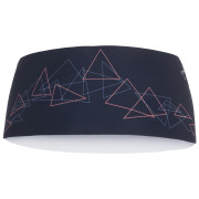Stirnband Direct Alpine Stripe dunkelblau anthracite/coral
