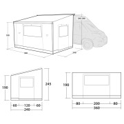 Vordach Outwell Sideroads Awning Room